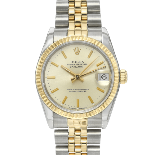 Rolex Datejust 68273 Two Tone Silver