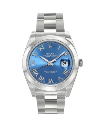 Rolex Datejust 126300 Azzurro Blue Oyster